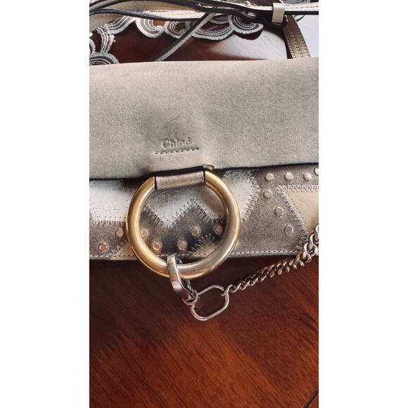 Chloé Faye Special Edition Chain, Suede & Leather Italy Rare - Picture 6 of 12